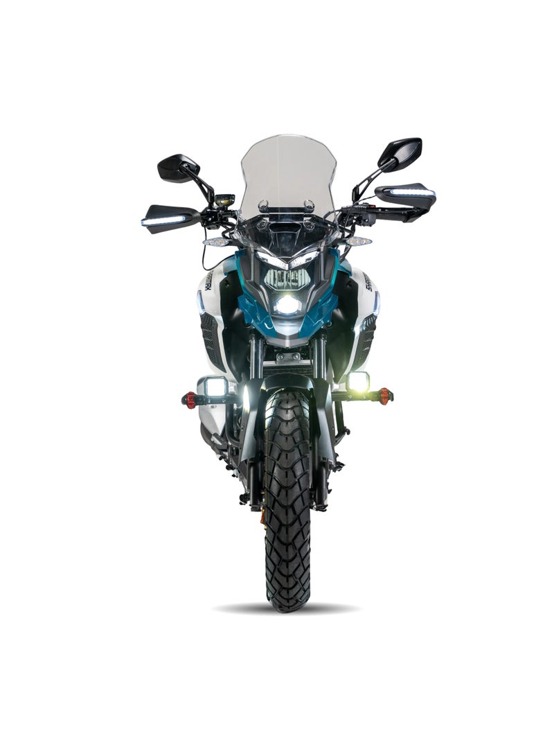 شارمكس دراجة طريق بسعة 250 سي سي – محرك أحادي الأسطوانة بتبريد هوائي وزيتي، قوة 25 حصان، ناقل حركة 6 سرعات، فرامل ABS، مصباح LED، سرعة قصوى 120 كم/س - Image 4